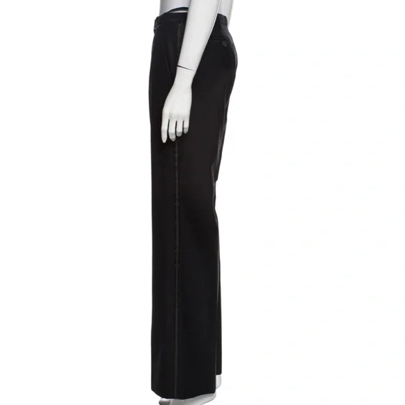 Beautiful Helmut Lang Side-Striped Virgin Wool Pants Sz 10 - Picture 1 of 2